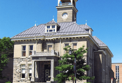 historic Victoria Jubilee Hall, located at 111 Jackson Street South in downtown Walkerton, Ontario